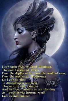 Invocation to Morrighan – Witches Of The Craft® Morrigan Goddess, Celtic Goddesses, Goddess Morrigan, Celtic Paganism, Goddess Magick, Celtic Gods, Pagan Gods, Celtic Goddess, Eclectic Witch