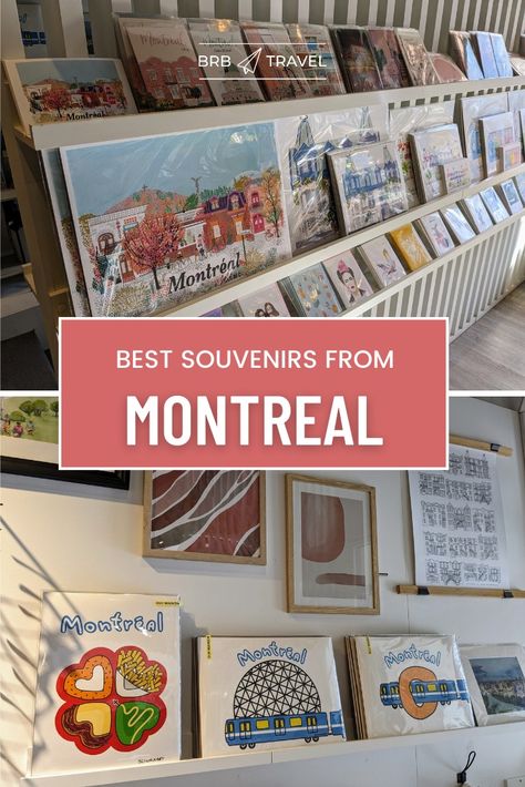 A guide to the best souvenirs and gift shops in Montreal (by a local) #Montreal #souvenirs #canada Best Shopping In Montreal, Montreal Photoshoot, Montreal Shopping, Montreal With Kids, Montreal Trip, Montreal Vacation, Glass Fridge, Montreal Travel, Best Souvenirs