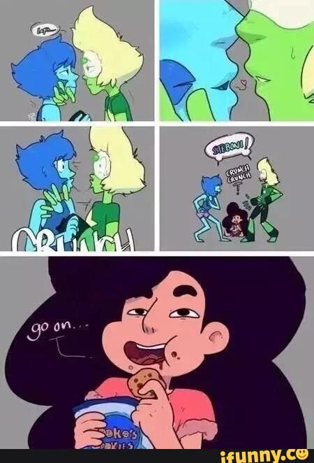 peridot, lapislazuli, su, lapidot, stevenuniverse Lapidot Kiss, Steven Universe Peridot, Steven Universe Lapidot, Steven Universe Ships, Lapis And Peridot, Steven Universe Memes, Space Rocks, Steven Universe Funny, Steven Universe Characters