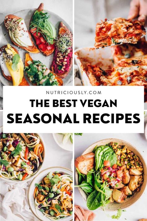 Spring Recipes Vegetarian, Seasonal Vegan Recipes, Vegan Entree Recipes, Spring Salad Recipes, Spring Recipe, Produce Recipes, Fall Vegan Recipes, Gourmet Vegan, Seasonal Cooking