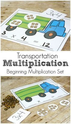 Mathematics Multiplication, Beginning Multiplication, Free Math Printables, Beginning Math, Multiplication Activities, Creative Math, Kids Work, Math Activities For Kids, Math Multiplication