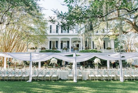 Thomas Bennett House Wedding, Posh Wedding, White Drapery, Charleston Weddings, Diy Wedding Planning, Wedding Planning On A Budget, Wedding Planning Timeline, Warehouse Wedding, Charleston Wedding Photographer