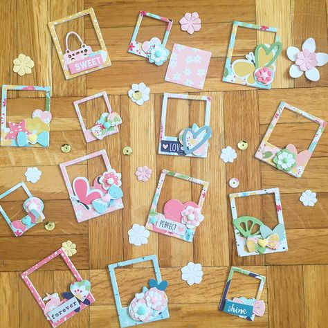 Scrapbook Embellishments Diy, Diy Embellishments, Embellishment Diy, Card Embellishments, Candy Cards, Album Scrapbooking, Mini Scrapbook, Baby Scrapbook, Scrapbooking Embellishments