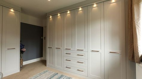 Fitted Wardrobes Bedroom, Closet Transformation, Bedroom Built In Wardrobe, Fitted Bedrooms, Shaker Doors, Build A Closet, Bedroom Closet Design, Fitted Wardrobes, Wardrobe Design Bedroom