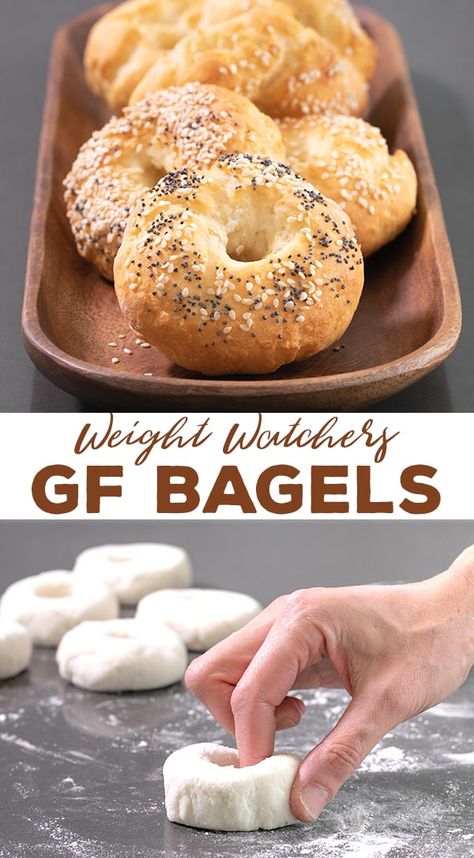 Simple Bagels, Gluten Free Weight Watchers, Tarte Vegan, Weight Watcher Desserts, Celiac Recipes, Gluten Free Bagels, Pakistani Recipes, Oreo Milkshake, Pan Sin Gluten