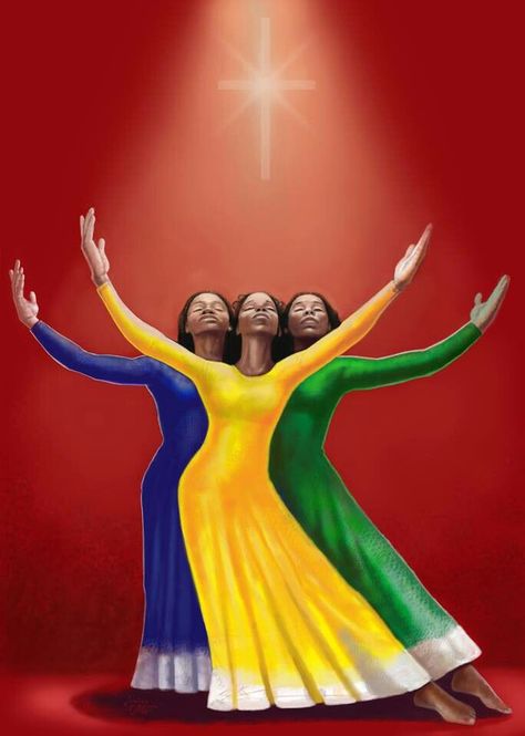 Praise And Worship   Jesus Christ Is My Friend   Pinterest Liturgical Dance, Frank Morrison, Worship Dance, Worship Jesus, Praise Dance, Alvin Ailey, Prophetic Art, Three Women, Black Artwork