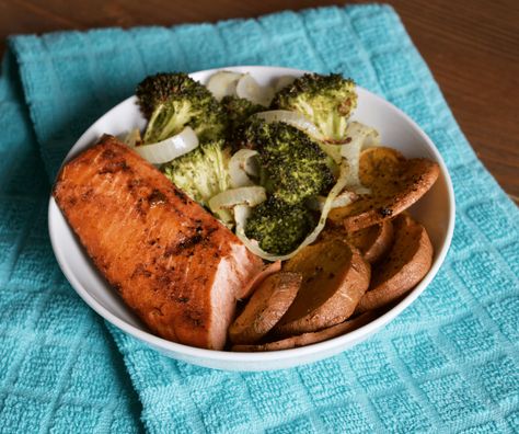 Salmon Italian Dressing, Simple Italian Dressing, Grilled Sweet Potato Fries, Italian Dressing Marinade, Easy Salmon Recipe, Italian Dressing Recipes, Salmon Marinade, Grilled Sweet Potatoes, Marinated Salmon