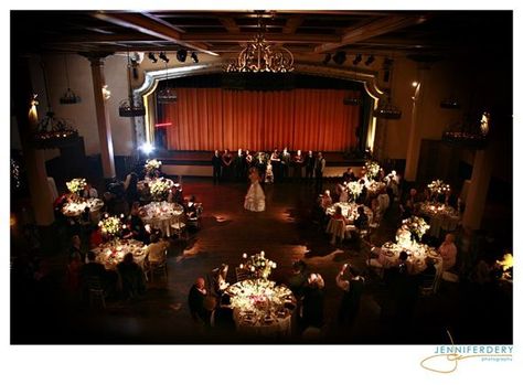 Ceremony possibly seated at round tables…. - Weddingbee Cabaret Style Seating, Playhouse Inspiration, Round Table Settings, Boutique Hotels Design, Award Ceremony, Round Tables, Polka Dot Wedding, Romantic Lighting, May Flowers