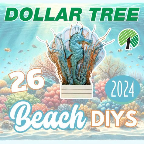 🌊🐚 **New Video Alert! Crafty Beach 2024: 26 Coastal Dollar Tree DIYS & Hacks!** 🏖️ Dive into a sea of creativity with my latest YouTube video. 🌞🌴 From enchanting solar lights to whimsical wind chimes, I've got everything to spruce up your shore living! 🎥 **Premieres TODAY at 6 PM Eastern** – Don't miss out on transforming everyday Dollar Tree finds into stunning coastal decor. Think beach in a jar solar lights, nautical pilings, and seahorse-themed decor, just to name a few! 🕯️🐠 👀 **Can't ... Dollar Tree Nautical Diy, Nautical Pilings, Beach In A Jar, Beach 2024, Dollar Tree Diys, Halloween Arts, Beach Themed Crafts, Nautical Diy, Bazaar Crafts