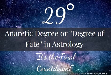 Anaretic Degree: Natal Planets at 29th Degree Explained Degree Astrology, North Node, Emotional Energy, Astrology Chart, Natal Charts, Astrology Zodiac, Too Much, Mars, Astrology