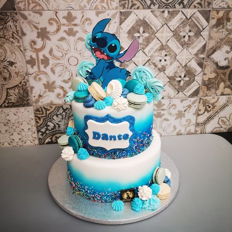 Batman Wedding Cakes, Lilo And Stitch Cake, Disney Inspired Food, 14th Birthday Cakes, Stitch Cake, 25th Birthday Cakes, Birthday Cake For Husband, Simple Birthday Decorations, Birthday Plate