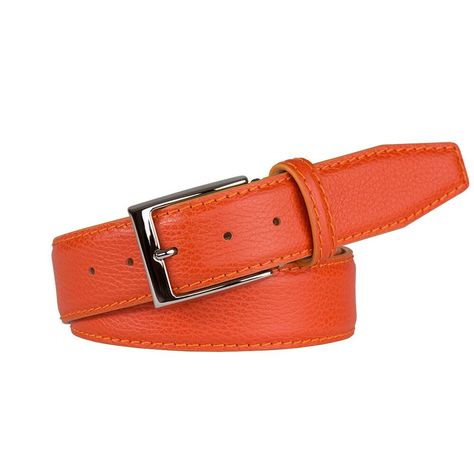 Orange Belt, Skelita Calaveras, Orange Accessories, Make Your Outfit, Nice Belts, Leather Accessory, Black Face Mask, Custom Belt, Orange Leather