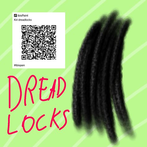 Ibis Paint Brush Code Facial Hair, Ibis Paint Dreadlock Brush, Dreadlock Brush Ibis Paint Qr Code, Dreads Qr Code Ibis Paint, Ibis Paint Brush Code Hair Dreads, Ibis Paint Loc Brush, Ibis Paint X Brushes Qr Code Hair Dreads, Hair Brush Ibispaint Code Braid, Ibis Paint Brush Black Hair