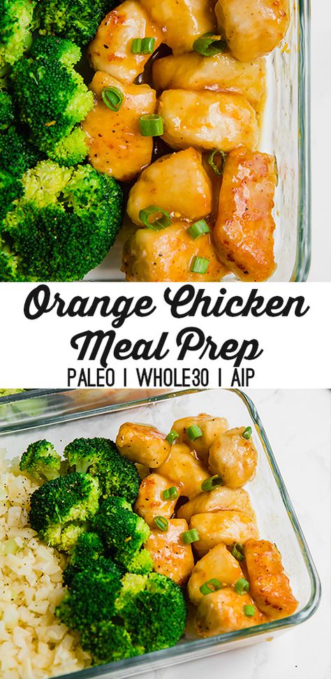 Whole30 On The Go, Orange Chicken Meal Prep, Meal Prep Paleo, Paleo Food List, Paleo Meal Prep, Paleo Side Dishes, Paleo Lunch, Chicken Meal Prep, Makanan Diet