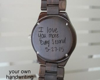 Engraved Watches For Men, Watch Engraving Ideas, Wedding Personal Touches, Engraved Watches, Wooden Watch Engraved, Wedding Accessories For Bride, Engraving Ideas, Creative Gift Wraps, Wooden Watches For Men