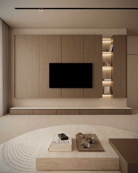 Tv Feature Wall, Bedroom Tv Wall, Living Room Wall Units, Living Tv, Tv Design, Tv In Bedroom, Tv Wall Unit, Bedroom Master, Illustration Photography