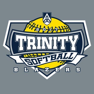 The Trinity Blazers kicked off the softball seasion with a new design. #SoftballTees #SoftballDesigns #Fastpitch #Softball #Art #Design Softball Team Logos Design, Softball Art, Baseball Mom Quotes, Softball Designs, Softball Team Shirt, Softball Logos, Softball Shirt Designs, Softball Girls, Softball Cheers