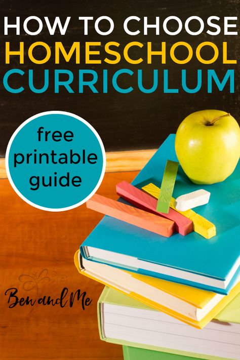 Use this guide to choose homeschool curriculum, with a free printable that includes questions to help you determine method, learning style, and more! #homeschool #homeschooling #homeschoolcurriculum #freeprintable Christian Homeschool Curriculum, Homeschool Geography, Homeschool Elementary, Homeschool Inspiration, How To Start Homeschooling, Homeschool Encouragement, Homeschool Kindergarten, Homeschool Printables, Homeschool Help