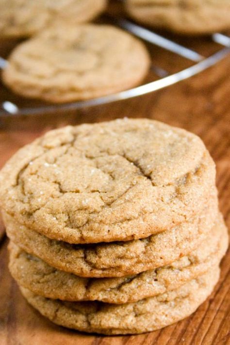 Gingerbread Snickerdoodles Pumpkin Chip Cookies, Snicker Doodles, Snickerdoodles Recipe, Pumpkin Chip, Chewy Molasses Cookies, Snickerdoodle Recipe, Molasses Cookies, Cookie Calories, Classic Cookies