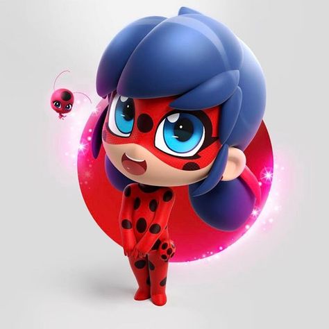 The Miraculous chibi show (unconfirmed title) is an upcoming special series. It will premiere sometime in 2018. The series is planned to be a series of comedic shorts with slapstick and no dialogue. Ladybug Und Cat Noir, Kawaii Disney, Ladybug And Cat Noir, Ladybug Wallpaper, Catty Noir, Ladybug Party, Karakter Disney, Miraculous Ladybug Wallpaper, Ladybug Anime