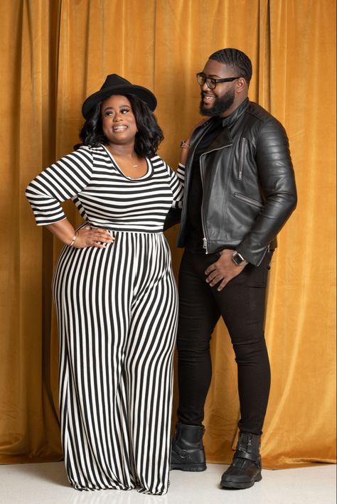 Black Love Plus Size Black Love, Plus Size Couples Photography, Plus Size Couple Photoshoot, Black Couples Matching Outfits, Couple Vibes, Honeymoon Pictures, Pregnant Lady, Brand Photography Inspiration, Big Mood