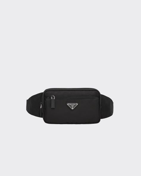 Prada Belt Bag, Luxury Wishlist, Prada Belt, Elegant Backpacks, Prada Collection, Bag Prada, Hybrid Design, Leather Belt Bag, Belt Bags