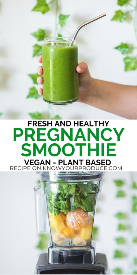 Pregnancy Juicing Recipes, Smoothies During Pregnancy, Green Smoothie Pregnancy, Pregnancy Breakfast, Pregnancy Smoothie Recipes, Ayurvedic Breakfast, Pregnancy Smoothie, Pregnancy Meals, Kale Smoothie Recipes