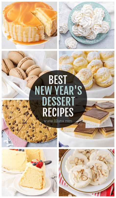 New Years Desserts, New Years Eve Desserts, Nye Desserts, Angel Food Cake Trifle, Dessert Kabobs, Homemade Cream Puffs, Cream Puff Cakes, Andes Mint Cookies, New Years Eve Dessert