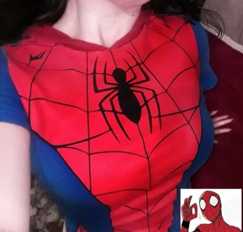 Playera Spiderman Spider Man Inspired Outfit, Spiderman And Spider Gwen, Tumblr Clothes, Spiderman 3, Styles Clothes, Fotos Ideas, Tumblr Outfits, Spider Gwen, Eye Roll