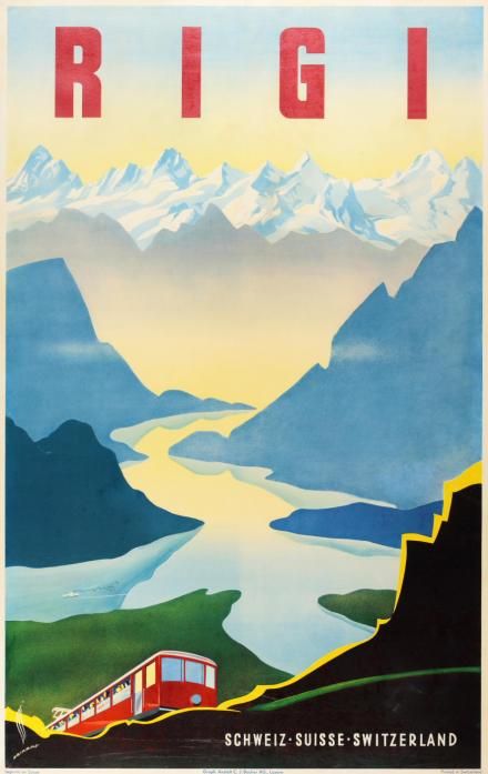 The Rigi and Lake Lucerne Poster..,mar16                                                                                                                                                                                 More Ski Vintage, Vintage Ski Posters, Poster Advertising, Railway Posters, Ski Posters, French Poster, Vintage Ski, National Park Posters, Antique China