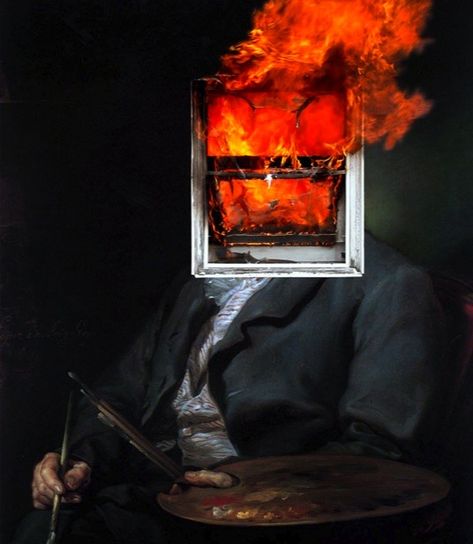 Travis Bedel, Rage Art, Anger Art, Surreal Images, Appropriation Art, 7 Sins, Psychadelic Art, Concept Development, Light My Fire