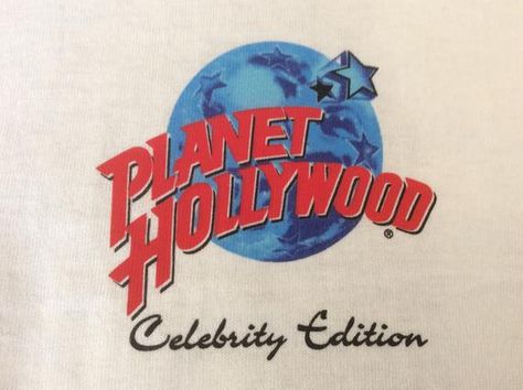 Planet Hollywood Las Vegas, Hollywood Men, Planet Hollywood, Vintage Graphics, Tourist Destinations, Logo Graphic, Illinois, New Orleans, Mens Sweatshirts