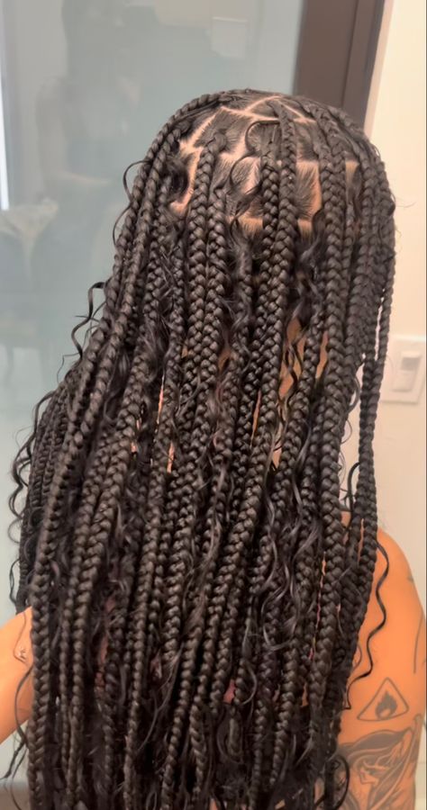 Hobo Braids, Mermaid Braids, Parting Hair, Short Box Braids Hairstyles, Big Box Braids Hairstyles, Goddess Braids Hairstyles, Cute Curly Hairstyles, Box Braids Hairstyles For Black Women, Cute Braided Hairstyles