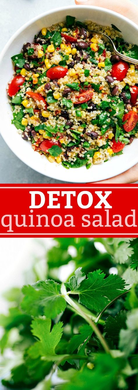 Salad Lovers, Seasoned Vegetables, Wild Rose Detox Recipes, Food Savoury, Veggie Salad Recipes, Quinoa Recipes Healthy, Salad Kale, Healthy Detox Cleanse, Quinoa Recipe