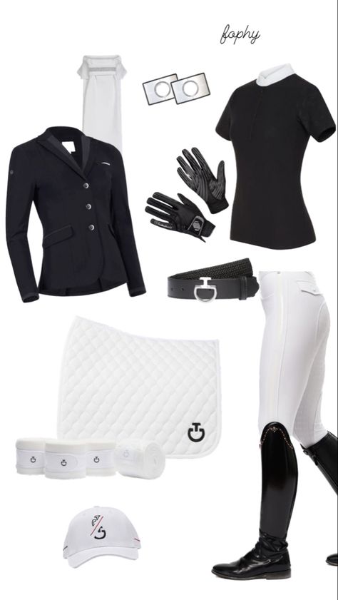 Horse Jumping Outfit, Dressage Show Outfit, Horse Riding Aesthetic Outfit, Horse Riding Outfit Ideas, Horse Outfits Clothing, Horse Riding Fits, Horse Riding Outfit Aesthetic, Horse Riding Outfit Casual, Horse Show Outfits