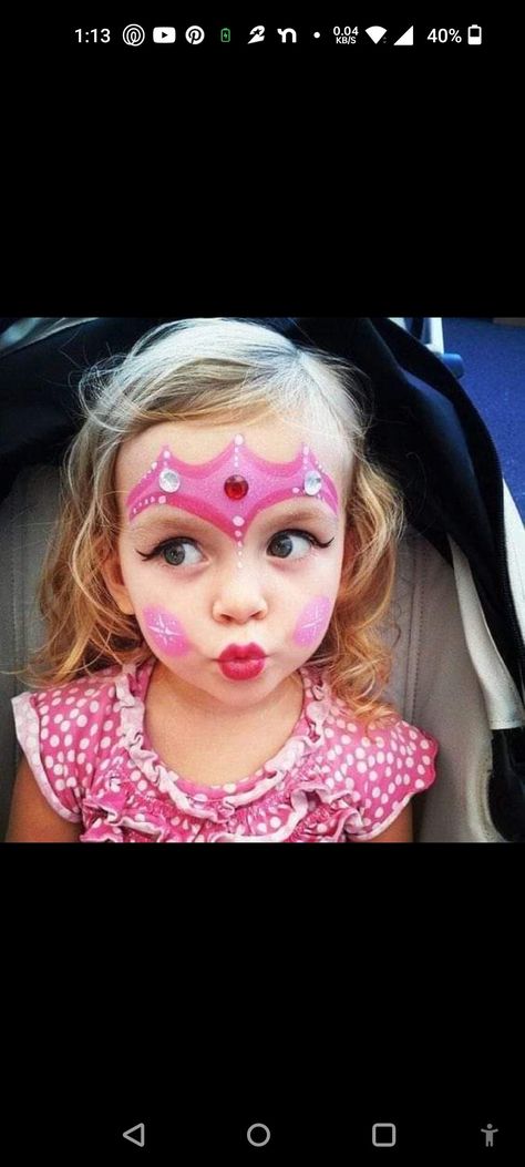 Barbie Face Paint, Kids Tattoo Ideas, Face Painting For Kids, Cat Halloween Makeup, Kids Tattoo, Barbie Face, Face Painting Easy, Kids Face Paint, Nail Trend