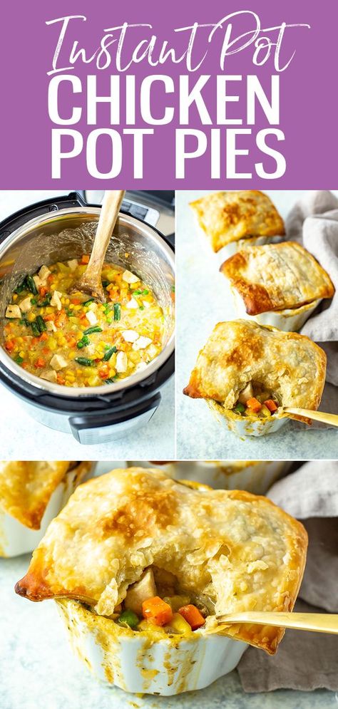 Instapot Chicken Pot Pie, Instant Pot Chicken Pot Pie, Easy Chicken Pot Pie Recipe, Chicken Pot Pie Filling, Pot Pie Filling, Pot Recipes Healthy, Easy Chicken Pot Pie, Pot Recipes Easy, Best Instant Pot Recipe