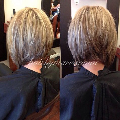 Reverse Bob, Haircut Bob, Choppy Bob Hairstyles, Bob Haircut For Fine Hair, Bob Hairstyles For Fine Hair, Hair Color And Cut, Short Hair Haircuts, Short Hair With Layers, Medium Hair Cuts