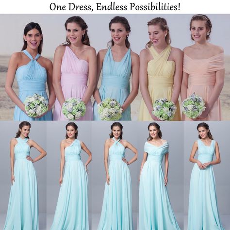 Bridesmaid Dresses Australia, Popular Bridesmaid Dresses, Chic Prom Dresses, Bridesmaid Dresses Boho, Dresses Australia, Bridesmaid Dress Styles, Boho Bridesmaid, Convertible Dress, Maid Dress