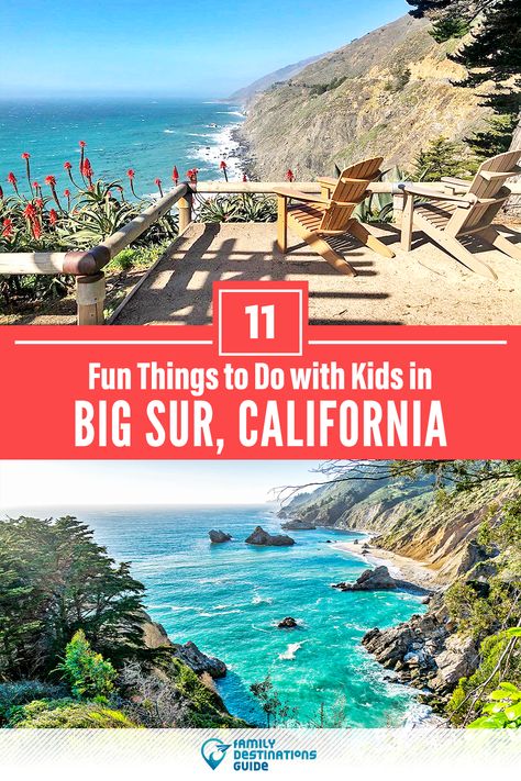 Dreaming about a family vacation to Big Sur, CA and looking for things to do? We’re FamilyDestinationsGuide, and we’re here to help: Discover the most fun things to do in Big Sur with kids - so you get memories that last a lifetime! #bigsur #bigsurthingstodo #bigsurwithkids #bigsuractivities Big Sur Family Vacation, Big Sur Camping, Big Sur Trip, Kid Friendly Vacations, California Camping, Big Sur California, Nevada Travel, Kids Vacation, California Vacation