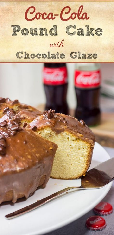 Coca Cola Pound Cake | Unique dessert idea | Spicedblog.com Coca Cola Recipes, Cola Recipe, Cake Unique, Coca Cola Cake, Cola Cake, Chocolate Pound Cake, Best Chocolate Desserts, Cakes Recipes, Unique Desserts