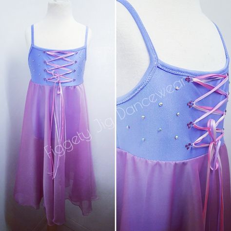 Rapunzel stoned lyrical dance costume  Designed and created by Figgety Jig Dancewear Dance Costumes Lyrical, Lyrical Dance, Ballroom Dress, Ladies Dress Design, Dance Costumes, Ballroom, Dance Wear, Rapunzel, Costume Design