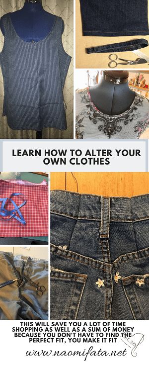 How To Alter Clothes That Are Too Big, How To Restyle Old Clothes, Clothing Alterations Diy, How To Alter Clothes, Make Clothes Bigger, Clothes Alterations Diy, Altering Clothes Bigger, Alter Clothing, Diy Alterations