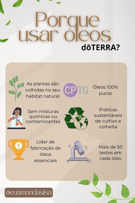 Descubra os benefícios da Aromaterapia e torne-se uma Aromaterapeuta para trabalhar atendendo online ou presencialmente. Clique no site e saiba mais! Balance Doterra Brasil, Doterra Balance, Do Terra, Doterra, Link In Bio, Essential Oils, Skin Care, Instagram