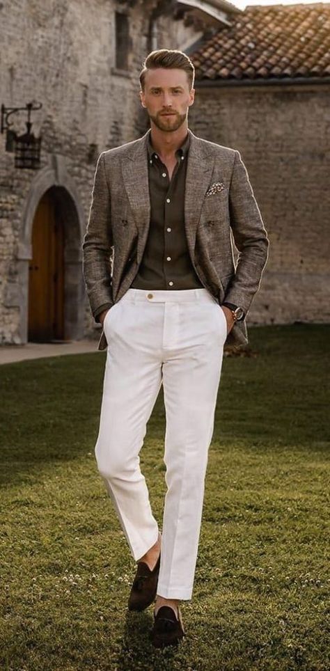 Ultimate Guide: 19 Summer Wedding Men's Outfits for 2024 - Stylish & Trendy Attire Ideas Mens Neutral Wedding Guest Outfit, Neutral Formal Outfit Men, Men's Summer Wedding Attire, Summer Wedding Suits Men, Summer Wedding Guest Suit, Summer Formal Wedding Guest Attire Men, Men Summer Wedding Outfit Guest, Mens Summer Wedding Attire Guest, Summer Wedding Outfit Men