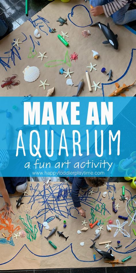 Make an Aquarium: An Easy Art Activity is an amazing process art activity for kids of all ages. Get creative while building and designing an aquarium. This makes an amazing indoor boredom busting activity! Under The Sea Process Art Preschool, Art Activity For Kids, Homeschool Stem, Bible Camp, Easy Kid Activities, Rainy Day Activities For Kids, Crazy Summer, Fish Activities, Play Based Learning Activities