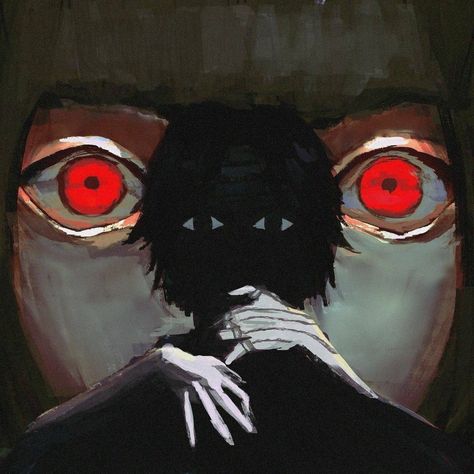 Unblended Painting, Hunter X Hunter Manga Art, Kurapika Red Eyes, Kurapika And Chrollo, Creepy Art Style, Kurapika Aesthetic, Colorful Reference, Hunter X Hunter Pfp, Kurapika Pfp