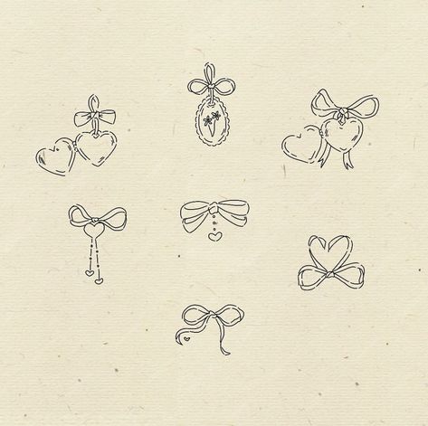 Dainty Bow Tattoo, Newlywed Apartment, Locket Tattoos, Tat Inspiration, Small Girly Tattoos, Beginner Tattoos, Aztec Tattoo, Bow Tattoo, Small Pretty Tattoos