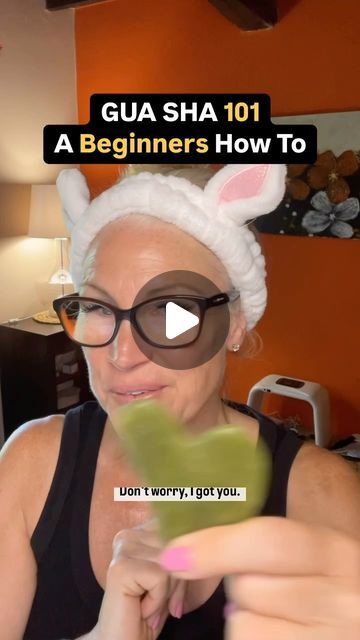 Liz Wadden | Face Yoga Specialist on Instagram: "Gua Sha 101 Tutorial  Ready to sculpt and glow?   Follow my simple Gua Sha instructions and watch your face transform!  Consistency is key to achieving that beautifully sculpted look.   Comment “GUA SHA” for my gua sha set of choice!  #GuaSha #BeautyRoutine #SculptedSkin #Skincare #glowup #faceyoga #firmerskin #brighterskin #lymphaticdrainage" Gua Sha For Eyes, Guasha Tutorial, Double Chin Exercises Gua Sha, Gua Sha Technique Slim Face, Full Face Gua Sha, Guasha Massage Faces, Face Sculpting, Stomach Gua Sha Routine, How To Sculpt Your Face With Gua Sha