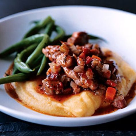 Rabbit Ragù Braised Rabbit, Rabbit Recipes, Ragu Recipe, Pappardelle Pasta, Wild Game Recipes, Rabbit Food, Game Food, Easy Dishes, Polenta